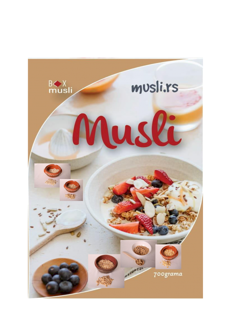 Više proteina za musli mix